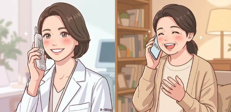 電話相談イラスト