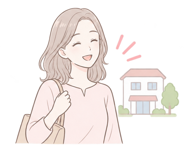 治療後に帰宅するイメージ